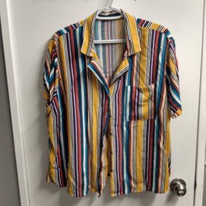Multicoloured summer blouse